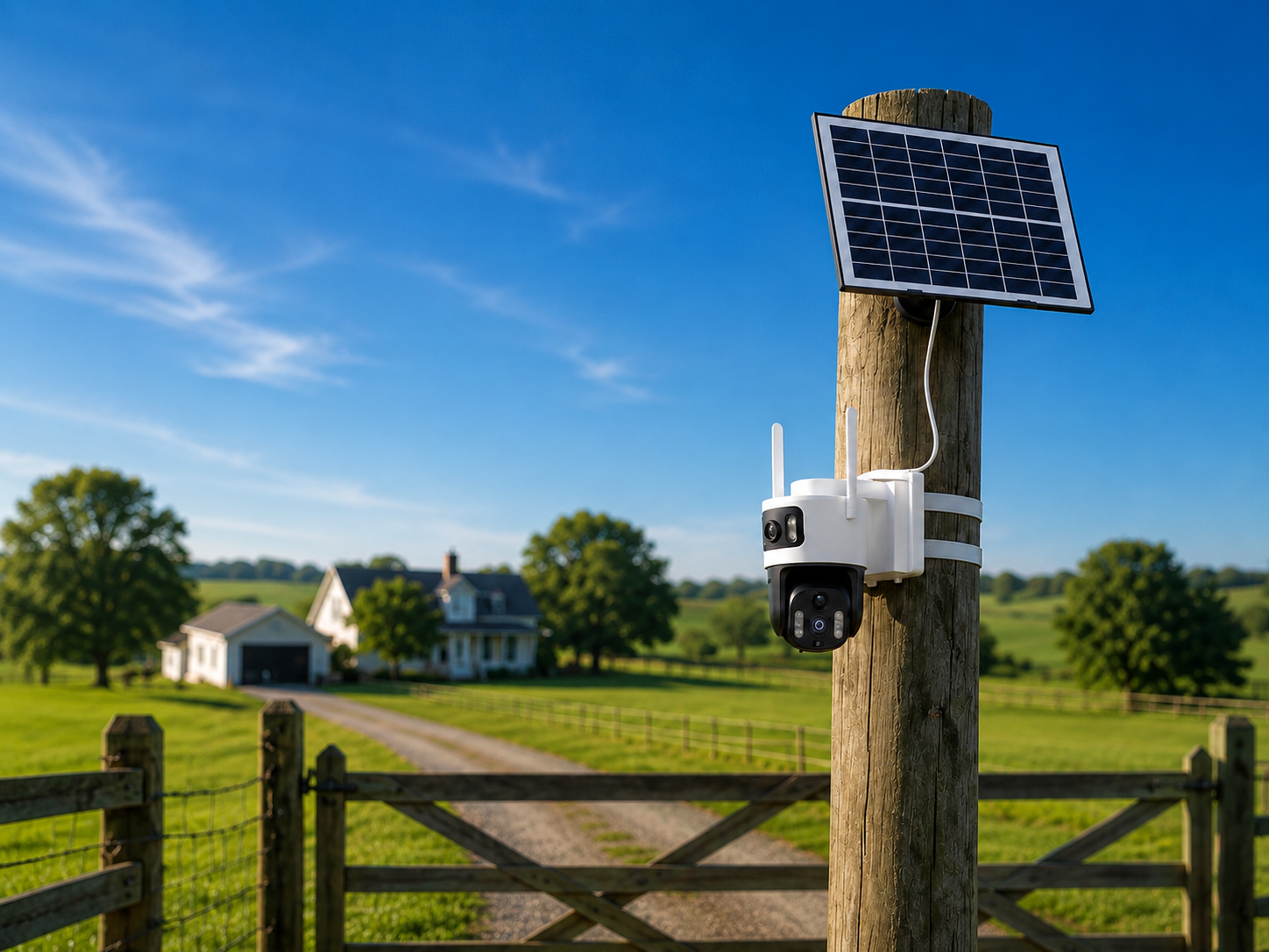 Yoosee 4G solar-powered outdoor AI security camera