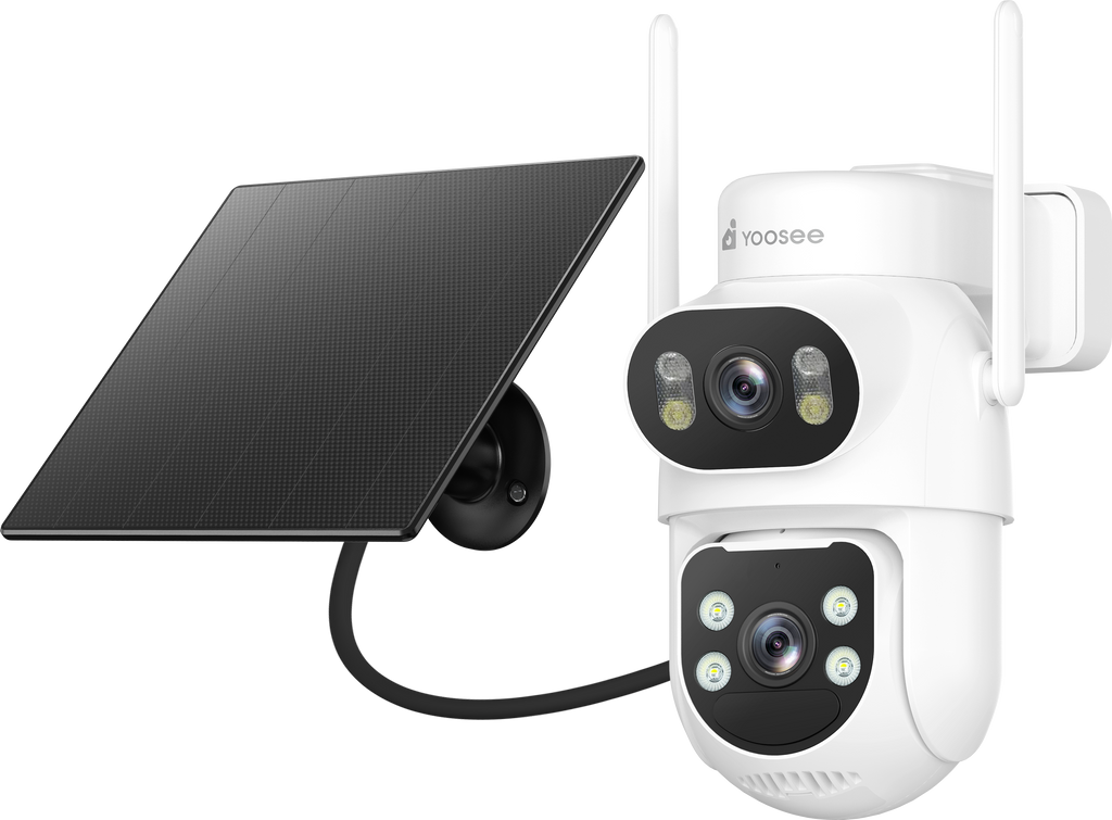 Yoosee B20 4G AOV LTE Battery Outdoor AI Camera with Solar Panel (20+ Hours Battery Backup)